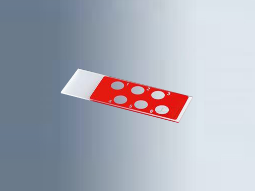 Baskılı Lam, 10 Kuyucuklu, 7 mm, Kırmızı, Numaralı