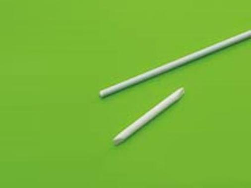 PTFE Teflon Karıştırma Çubuğu, 100 mm, Kesik Uçlu