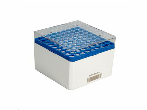 Rack 3-5 Ml Cryo Tüp için, 81 Gözlü, Kırmızı